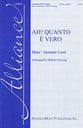 Ah! Quanto e Vero SATB choral sheet music cover